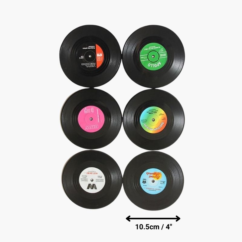 Vintage Record Coasters