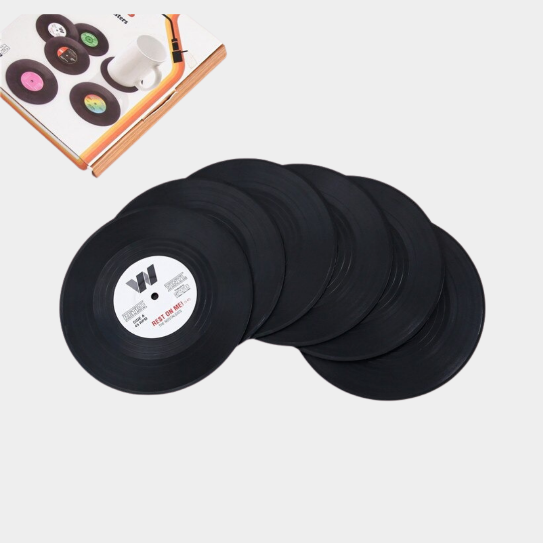 Vintage Record Coasters