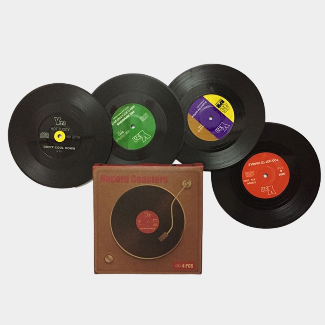 Vintage Record Coasters