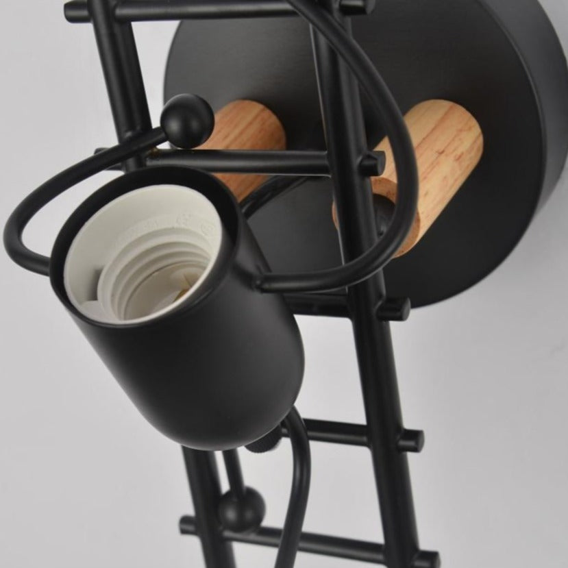 Ladder Man Lamp