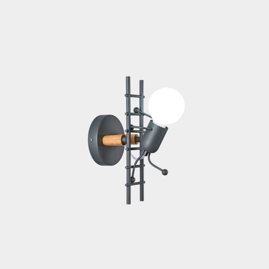 Ladder Man Lamp